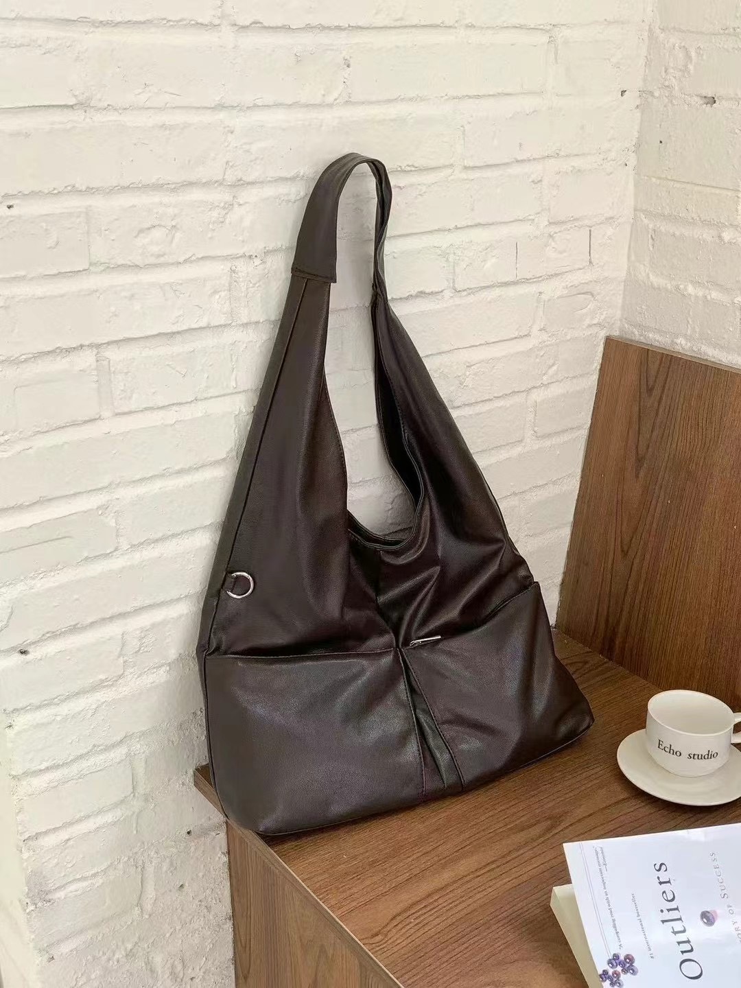 ORANGE東大門實拍女士新品休閑人氣職業熱賣真品單肩斜跨包ORANGE單肩/斜跨包圖色2