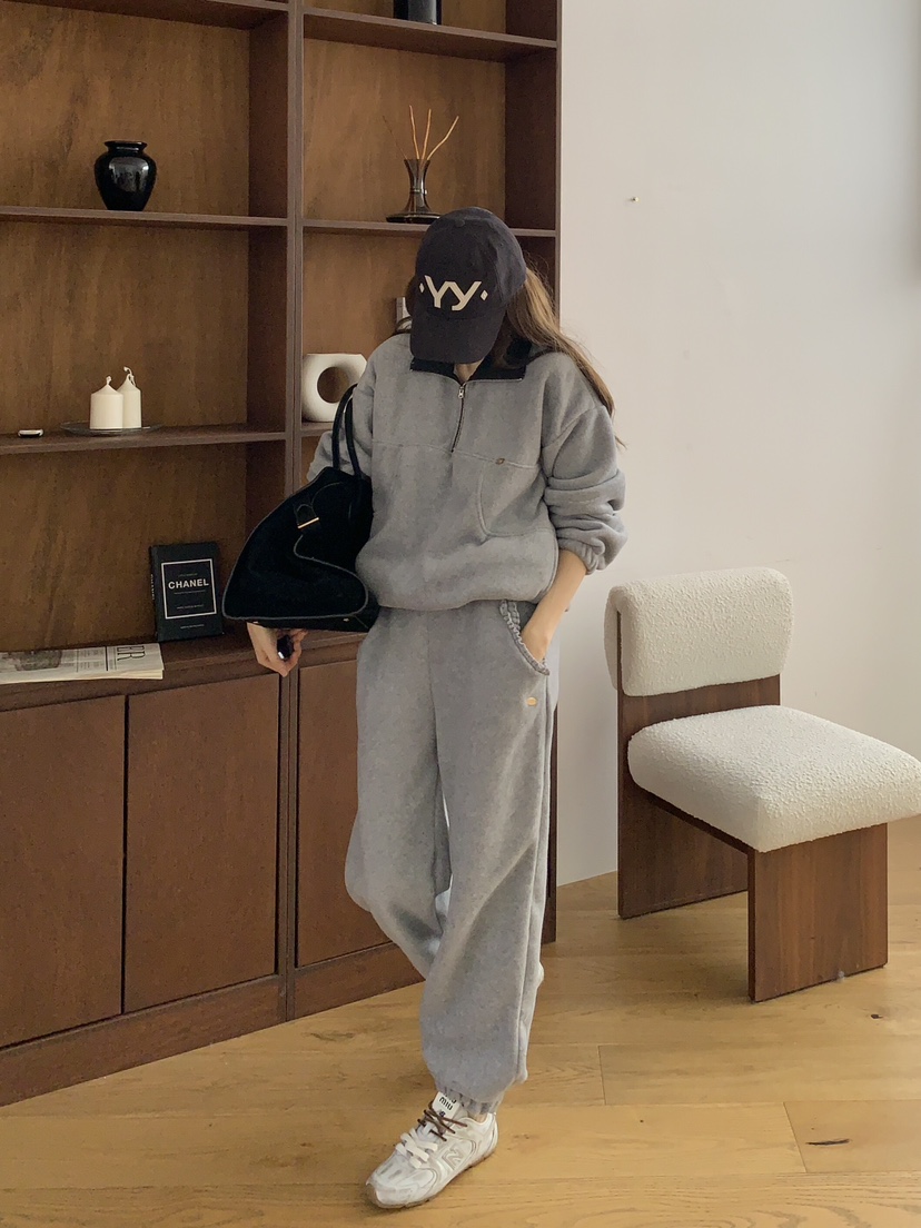 FORMSTUDIO東大門代購女士新品時尚24秋夏人氣推薦套裝雙面絨FORMSTUDIO套裝