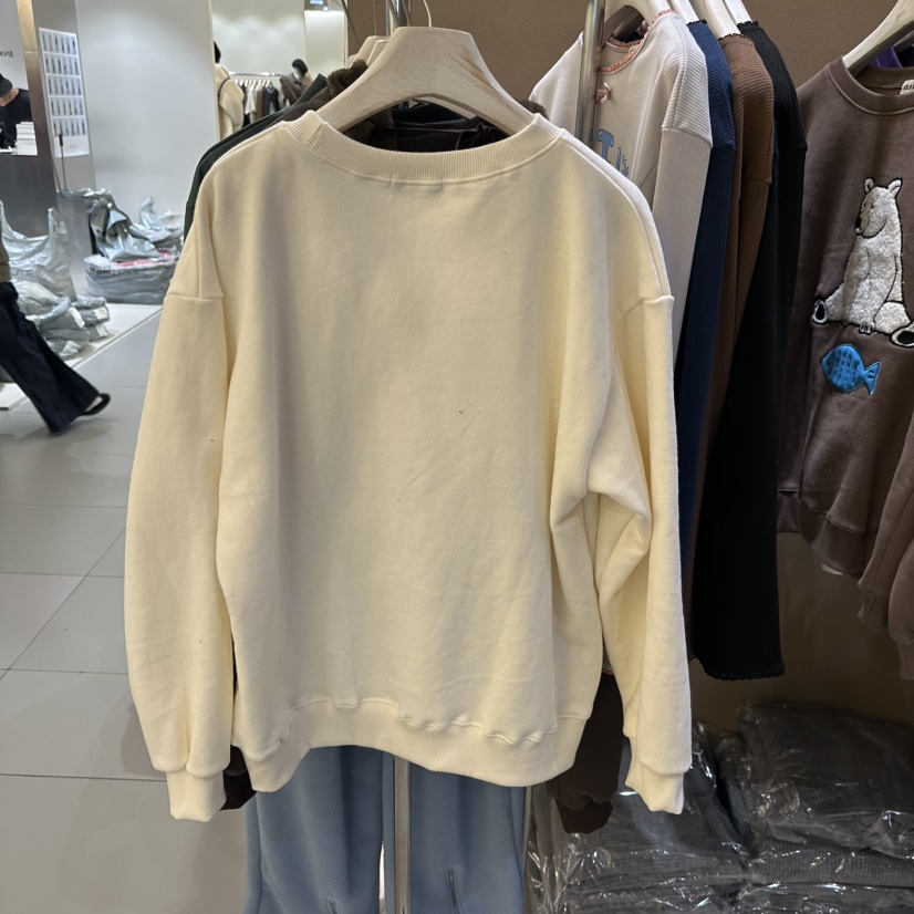 SOLOUNO東大門實拍女裝新款職業24秋夏人氣推薦真品衛衣拉絨URBANE-P衛衣