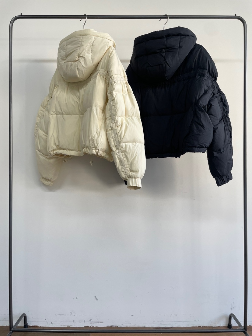 TEXTURE東大門代購女裝新款休閑職業熱賣24秋夏人氣短款棉服待定短款棉服