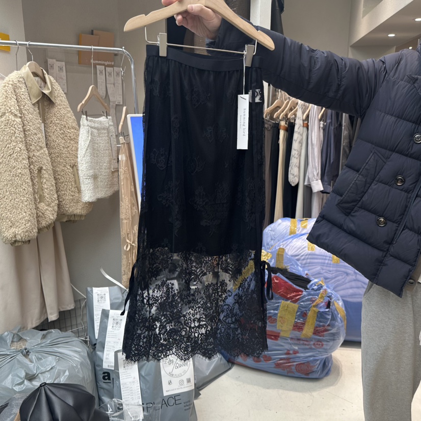 humming bird東大門代購女士新款熱賣休閑推薦24秋夏真品長裙HUMMING BIRD長裙圖色2