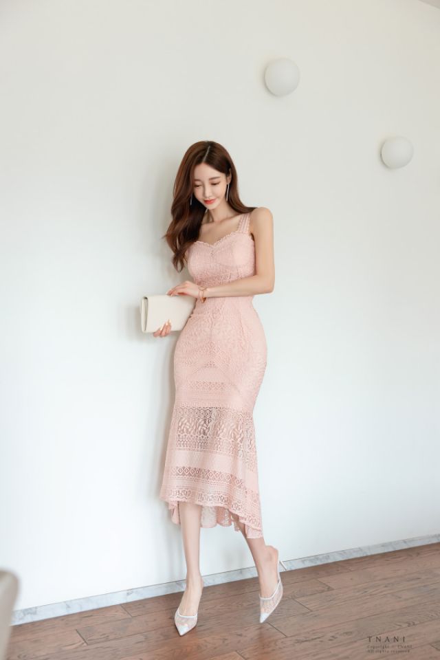 high heels東大門直郵女裝新款時尚休閑真品推薦24秋夏連衣裙HIGH HEELS連衣裙