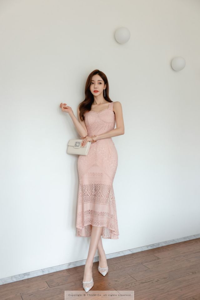 high heels東大門直郵女裝新款時尚休閑真品推薦24秋夏連衣裙HIGH HEELS連衣裙