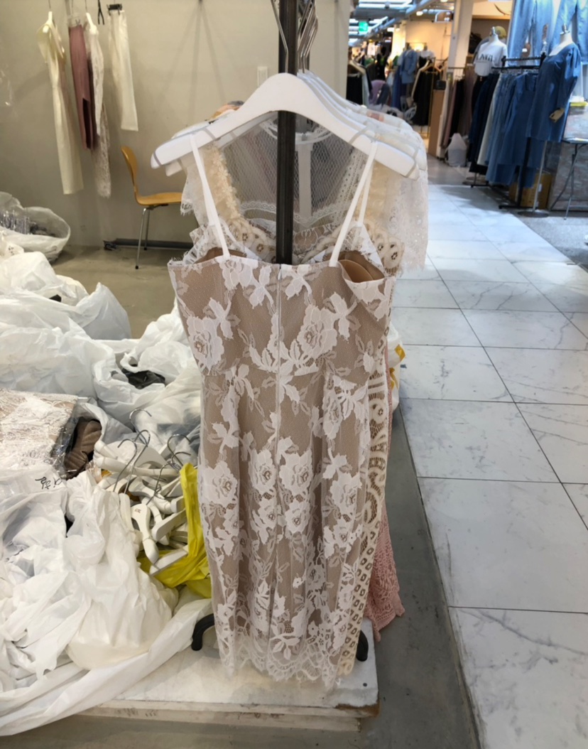 high heels東大門實拍女士新款熱賣時尚真品休閑連衣裙蕾絲HIGH HEELS連衣裙
