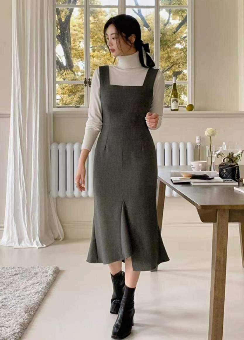 MERCY韓國直郵東大門代購女裝新款人氣推薦休閑24秋冬連衣裙MERCY連衣裙