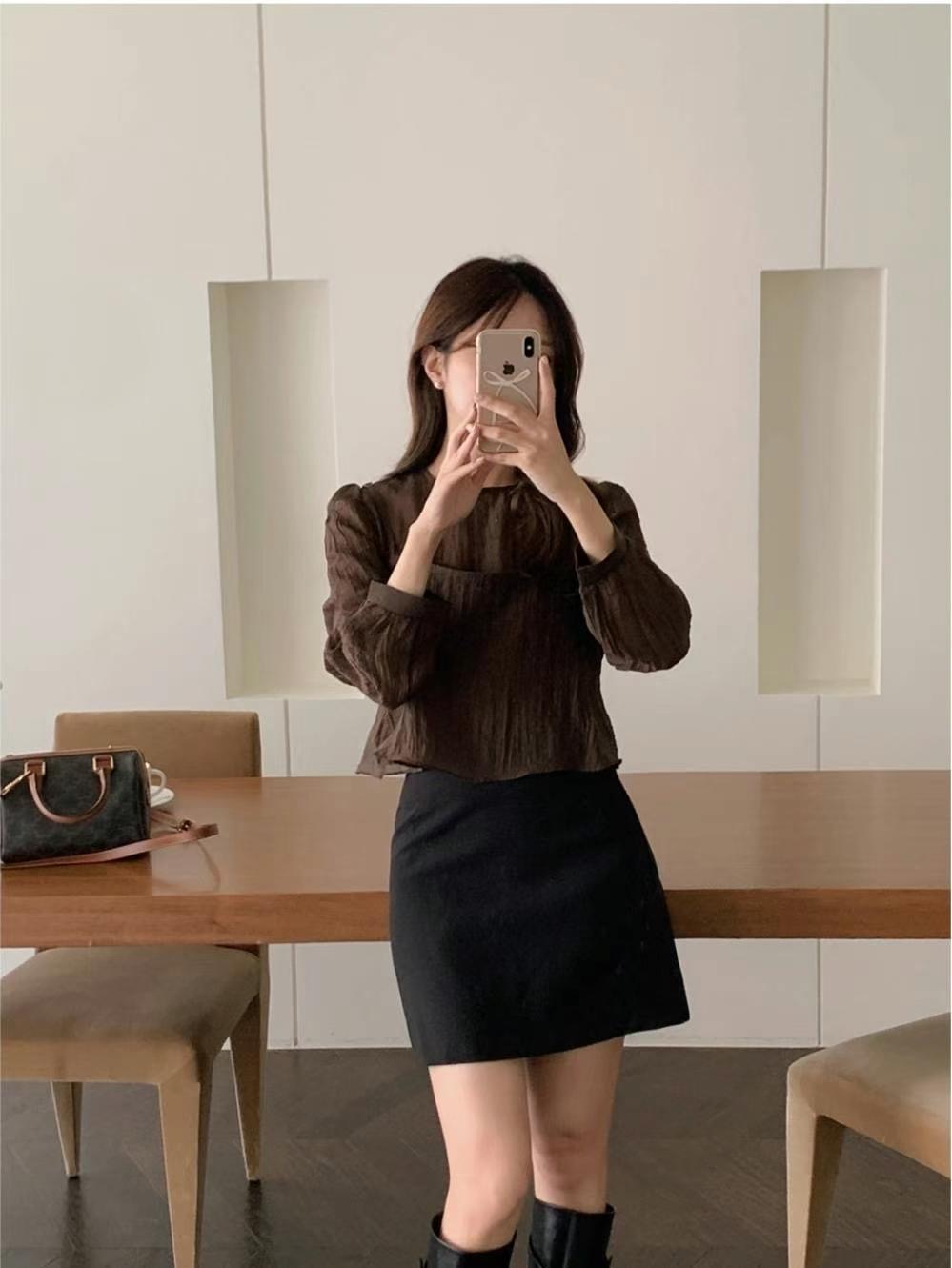 MERCY韓國直郵東大門代購女裝新品時尚職業真品熱賣套裝雙層MERCY套裝