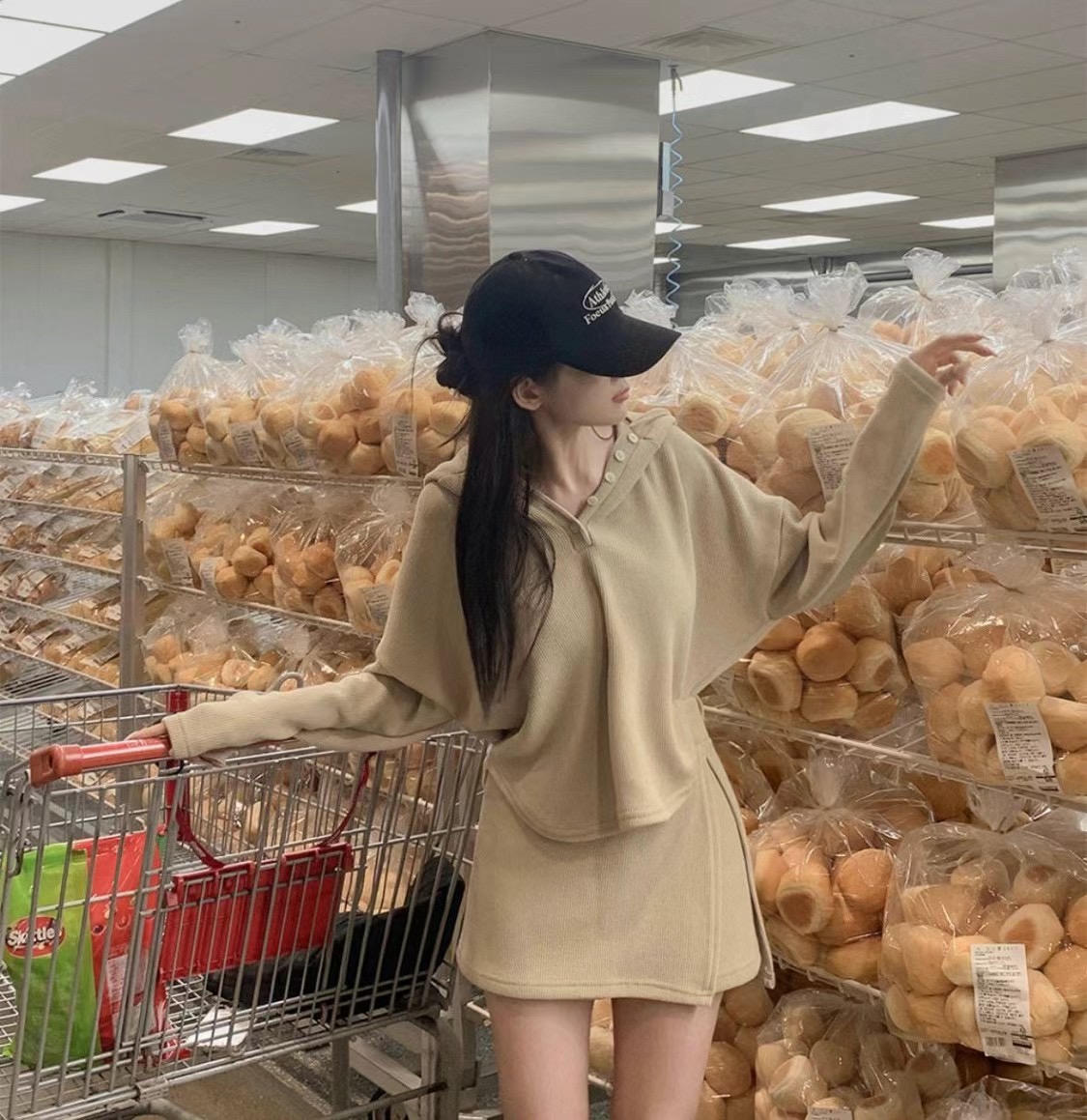 BLACK LINE韓國直郵東大門實拍女裝新款休閑人氣職業時尚套裝BLACK LINE套裝圖色1