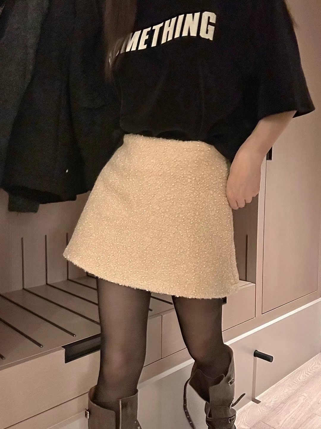 BLACK LINE韓國直郵女裝新款熱賣真品推薦休閑24秋冬時尚裙褲BLACK LINE裙褲