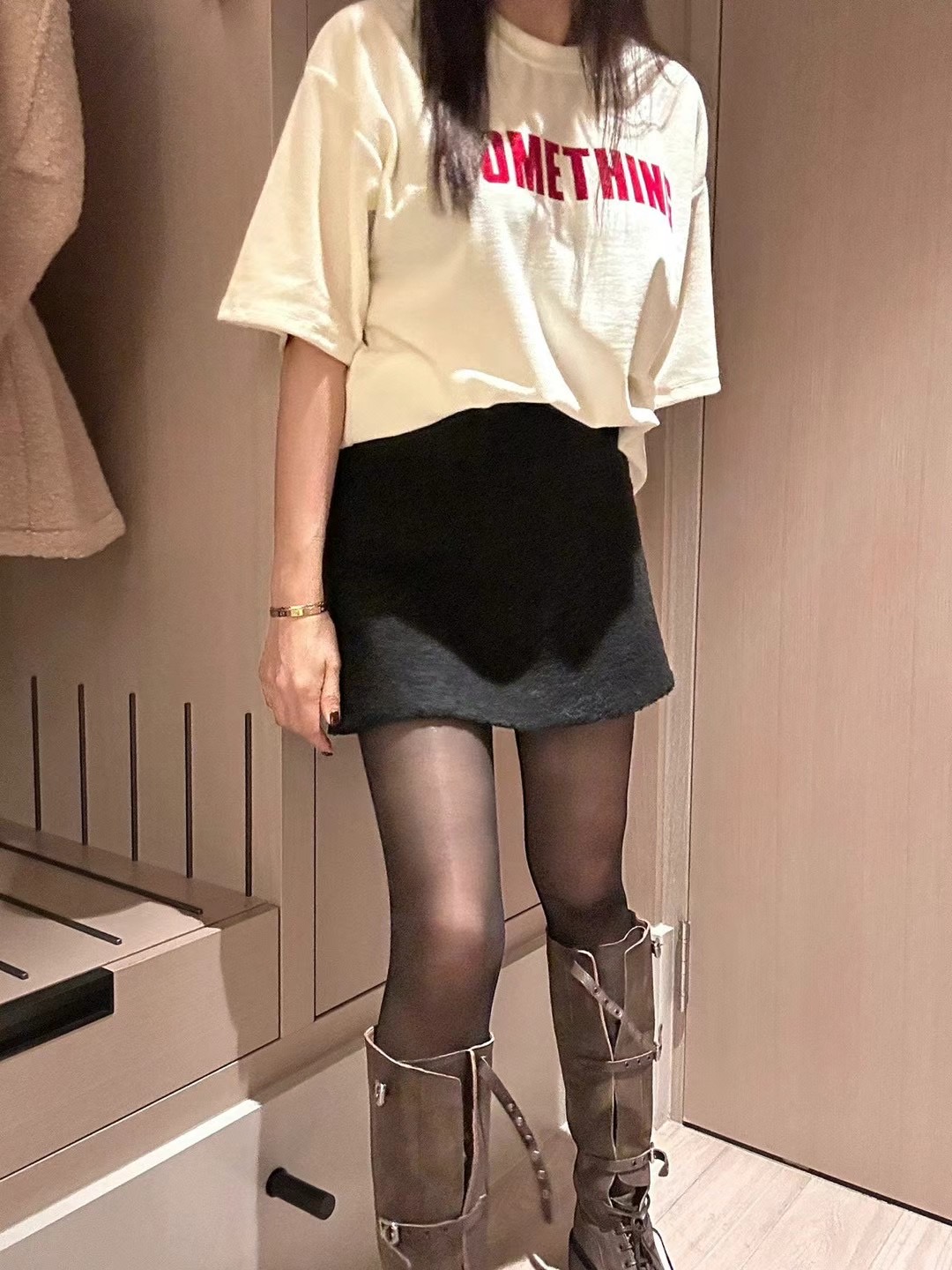 BLACK LINE韓國直郵女裝新款熱賣真品推薦休閑24秋冬時尚裙褲BLACK LINE裙褲