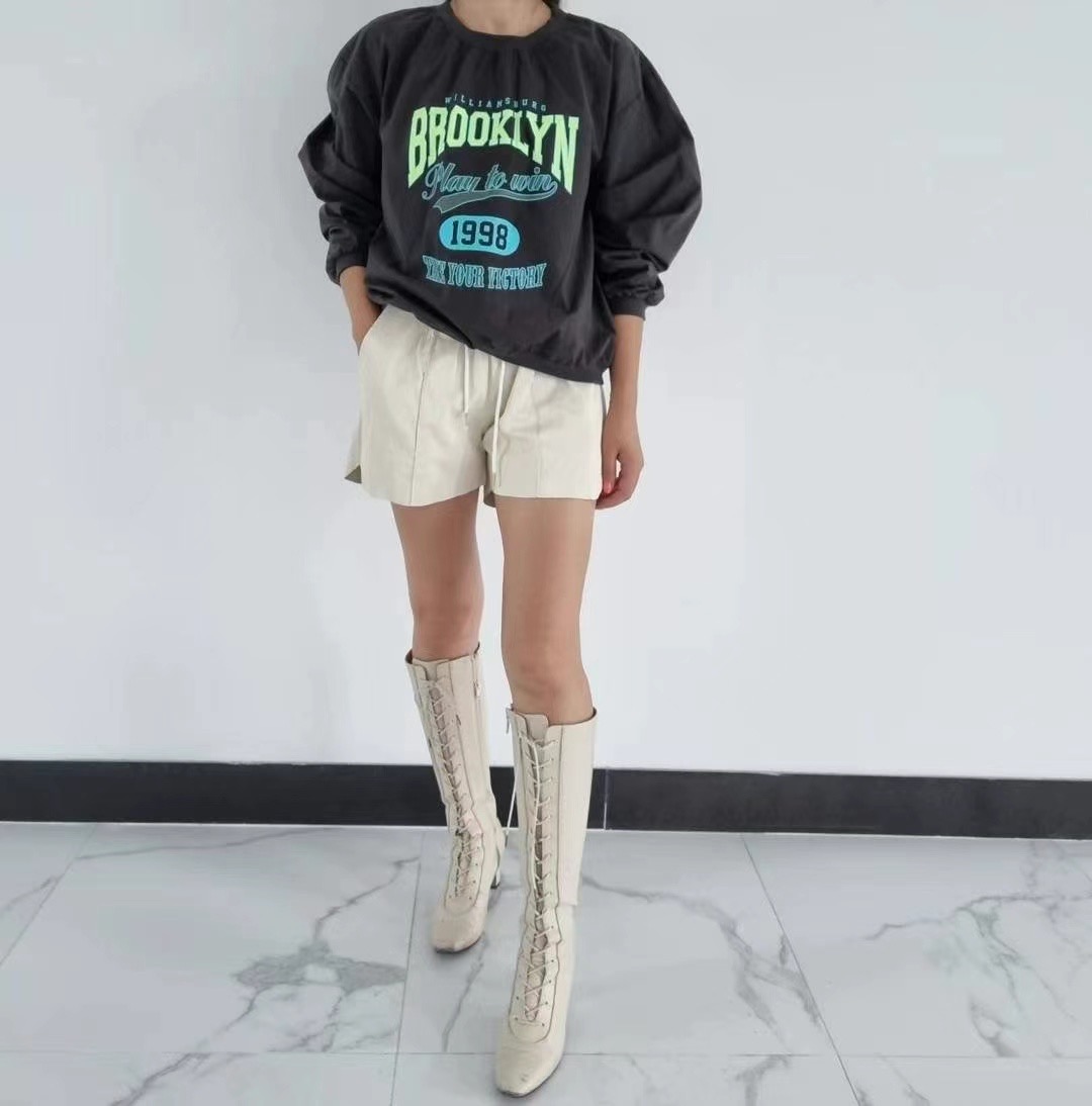 COTTONFACTORY韓國直郵東大門實拍女裝新款人氣時尚長袖T恤COTTONFACTORY長袖T恤