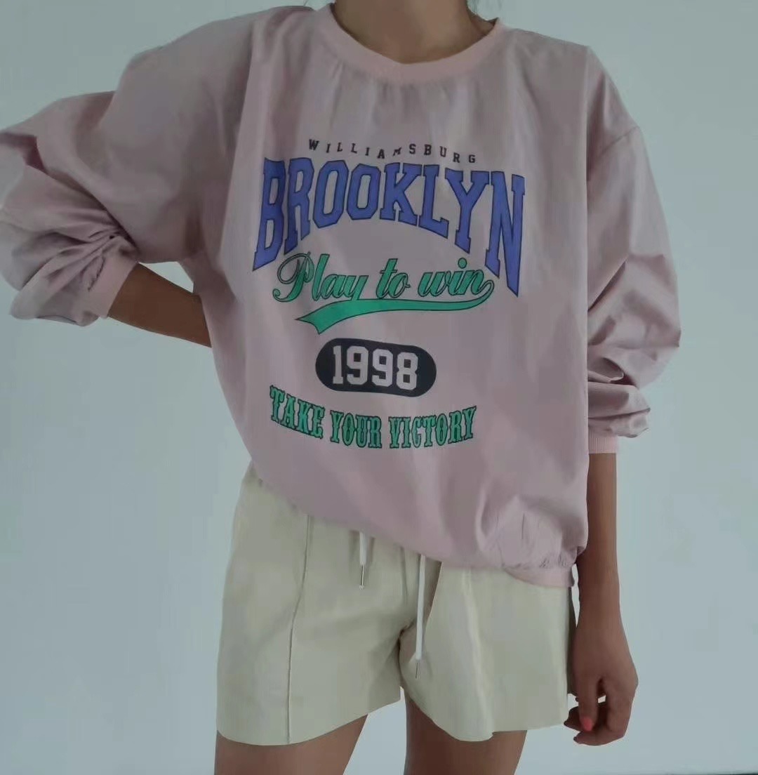 COTTONFACTORY韓國直郵東大門實拍女裝新款人氣時尚長袖T恤COTTONFACTORY長袖T恤圖色2