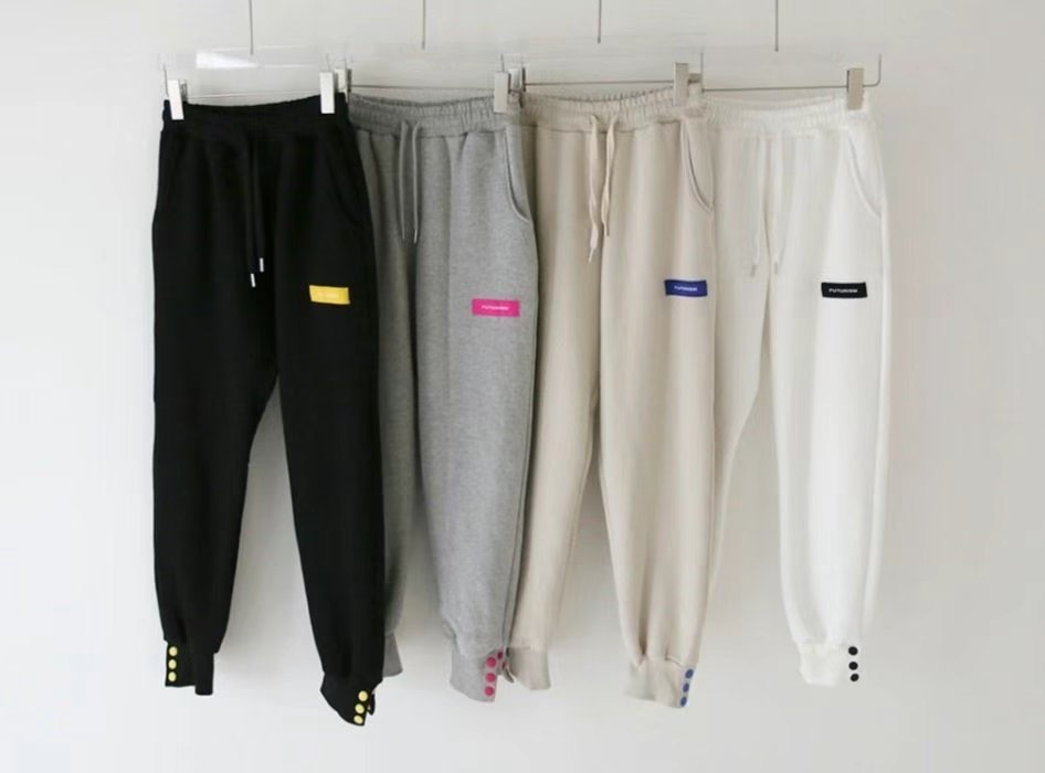 COTTONFACTORY韓國直郵東大門實拍女裝新品熱賣推薦24秋冬休閑褲COTTONFACTORY休閑褲圖色3左三色