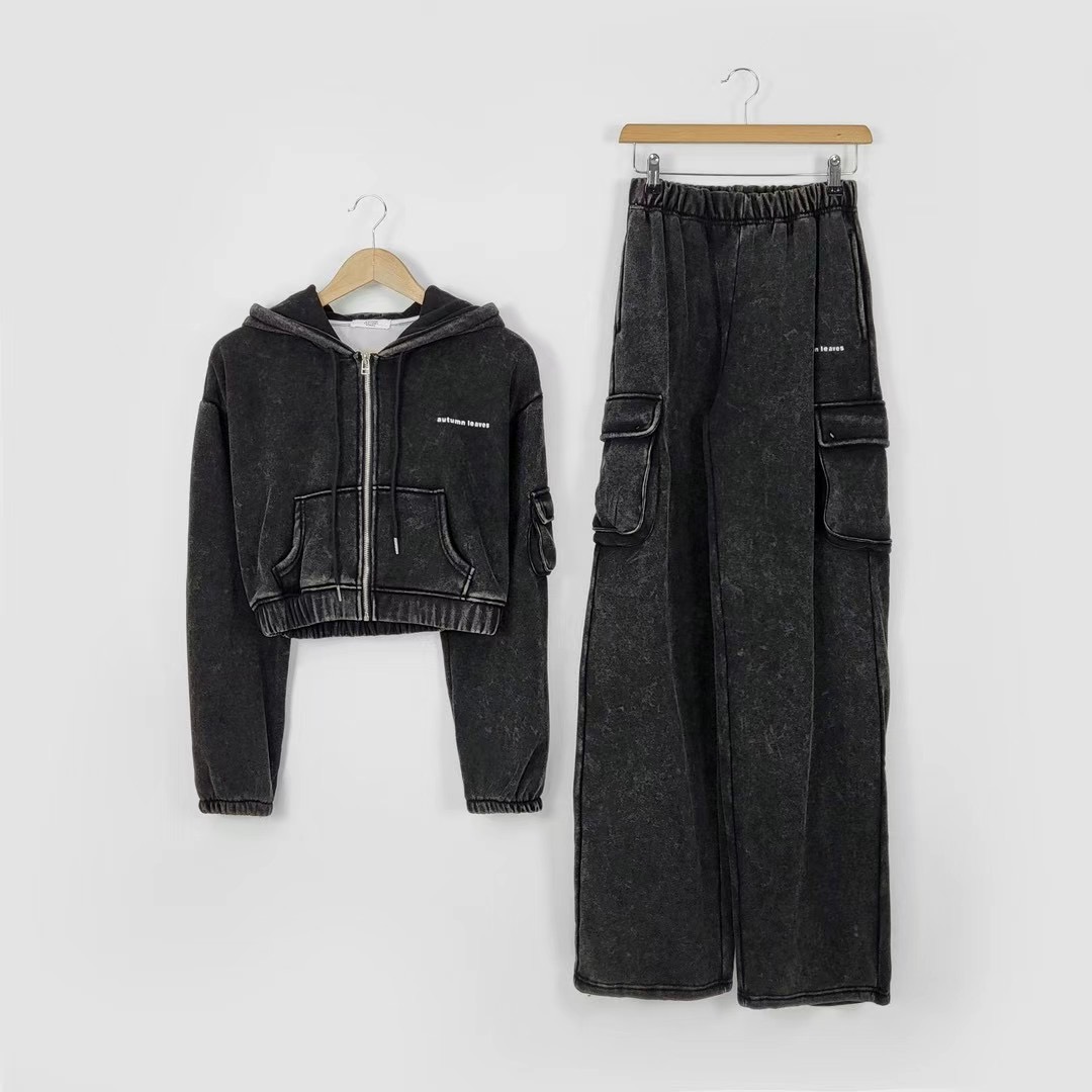 COTTONFACTORY直郵韓國代購女裝新品職業真品時尚休閑套裝水貂COTTONFACTORY套裝圖色4