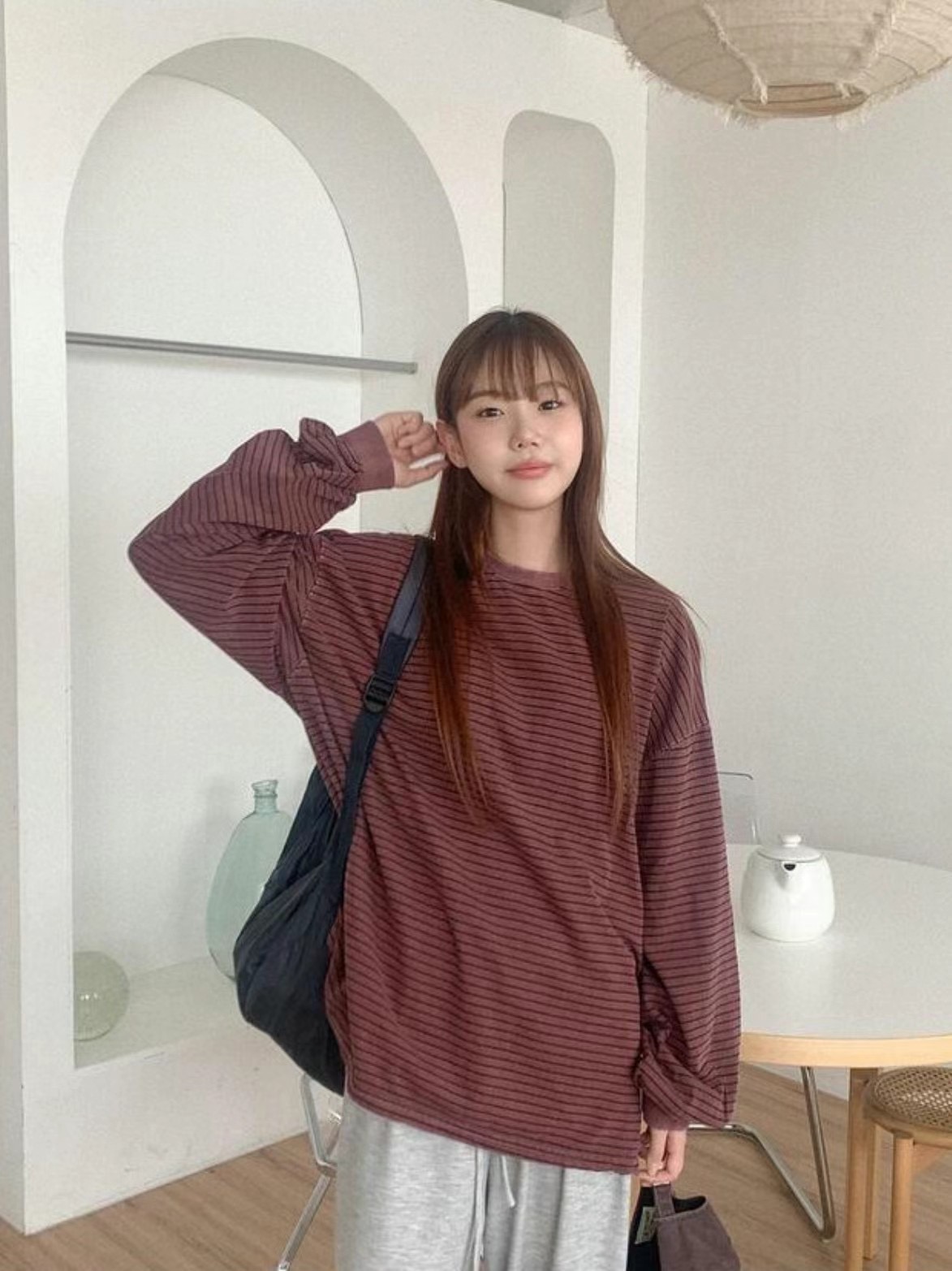UNPLAN韓國直郵東大門代購女裝新款職業休閑時尚熱賣長袖T恤UNPLAN長袖T恤圖色3