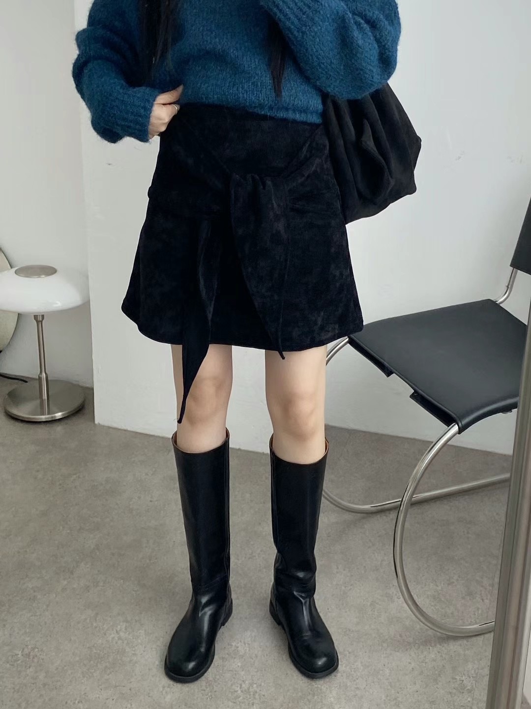 UNPLAN韓國直郵東大門實拍女裝新款24秋冬人氣時尚推薦短裙UNPLAN短裙圖色2