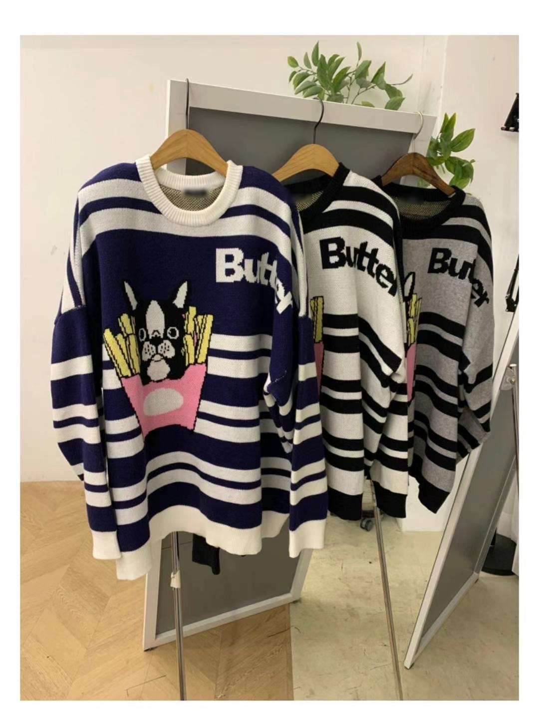 COZCAT韓國直郵女裝新品真品熱賣24秋冬時尚職業休閑人氣毛衣COZCAT毛衣圖色2左二色