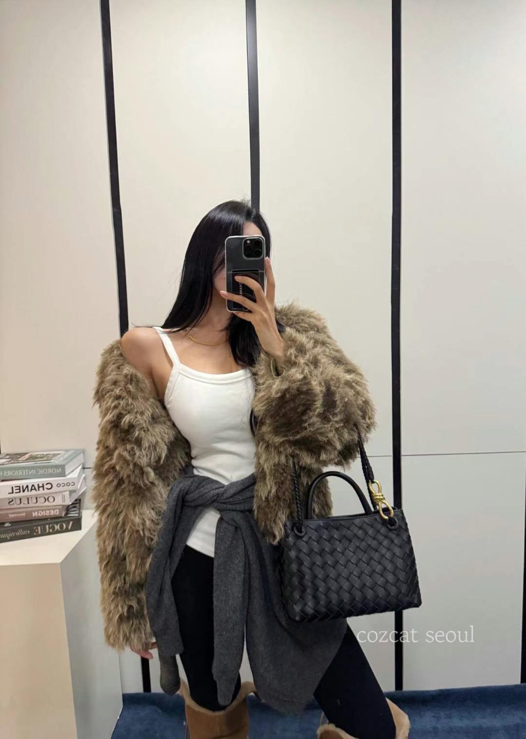 COZCAT直郵韓國代購女裝新品真品24秋冬熱賣人氣時尚休閑夾克COZCAT夾克圖色2