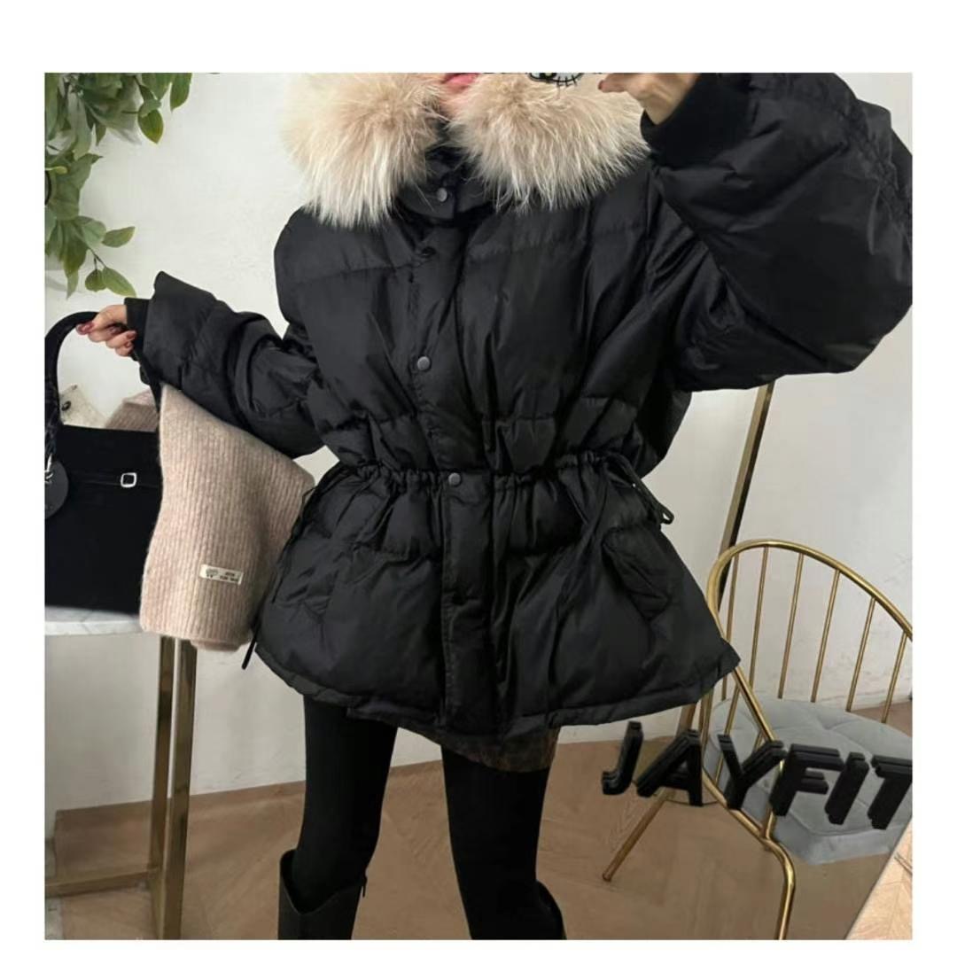 COZCAT韓國直郵東大門代購女裝新款時尚短款羽絨服毛皮填充絨COZCAT短款羽絨服圖色4