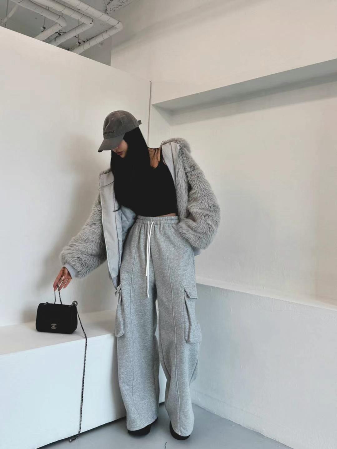 COZCAT韓國直郵東大門實拍女裝新款推薦人氣休閑夾克拉鏈連帽COZCAT夾克