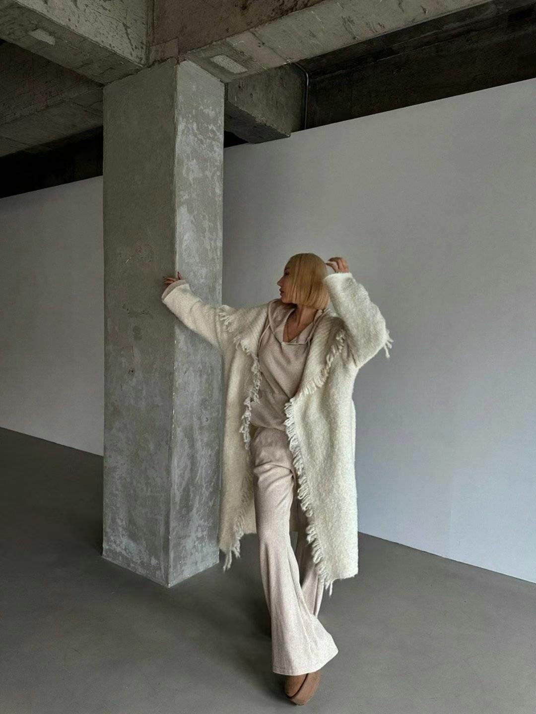COZCAT韓國直郵東大門代購女裝新品休閑人氣熱賣中長款大衣COZCAT中長款大衣