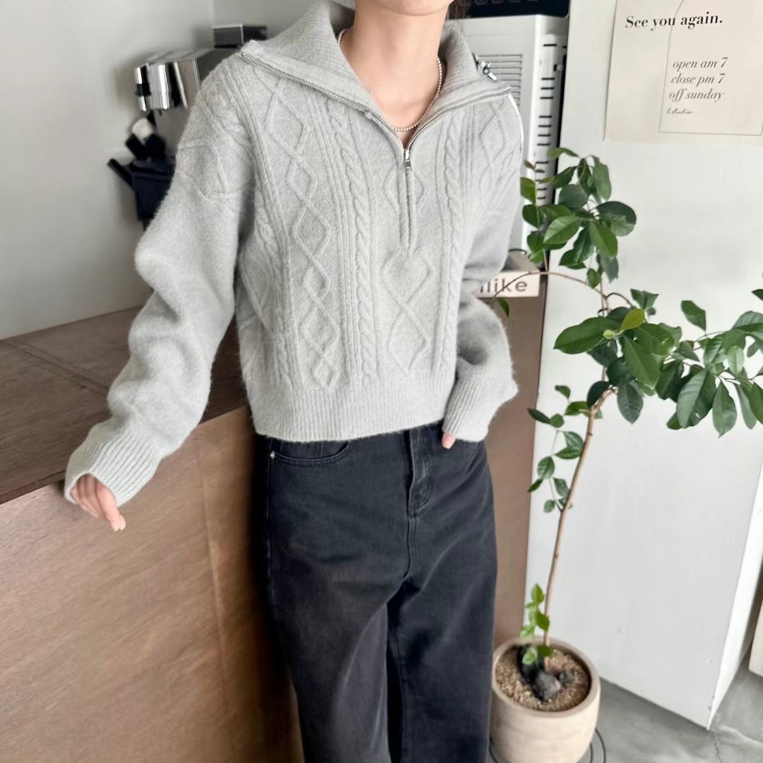 NEO韓國直郵東大門實拍女裝新款24秋冬熱賣人氣推薦真品針織衫NEO針織衫圖色2