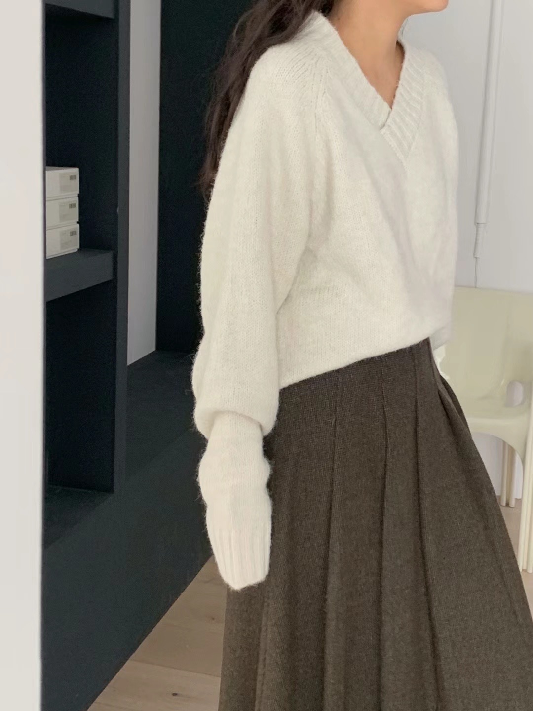 AN STAND直郵韓國代購女裝新款真品熱賣職業休閑推薦針織衫AN STAND-2件起針織衫