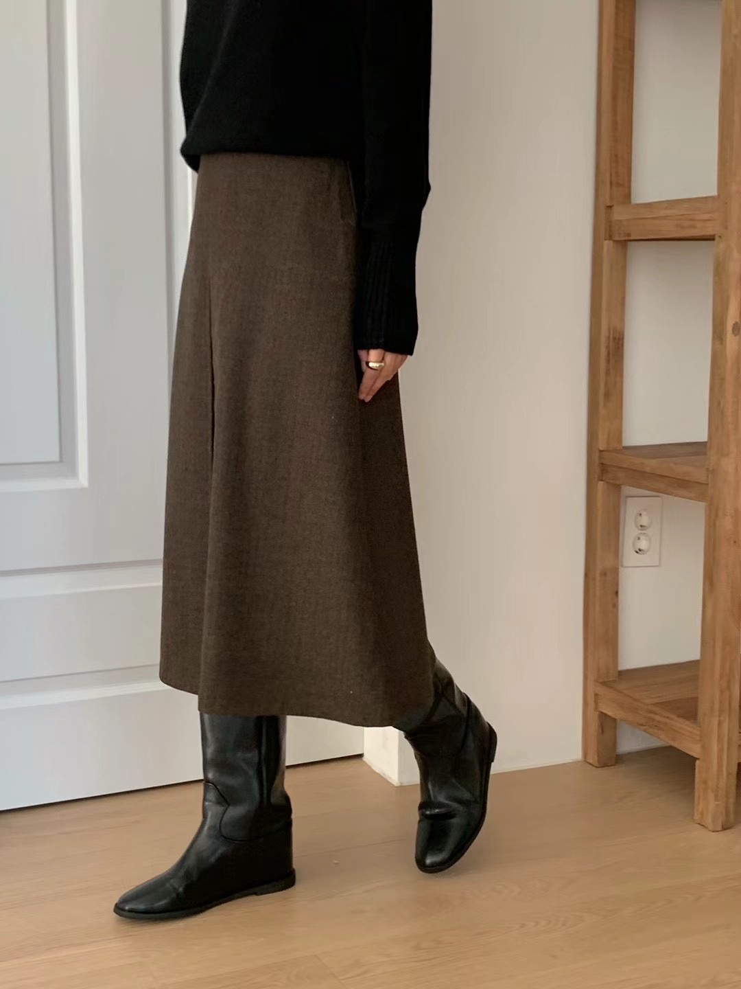 AN STAND韓國直郵東大門代購女裝新品推薦時尚半身裙中短裙AN STAND-2件起半身裙/中短裙
