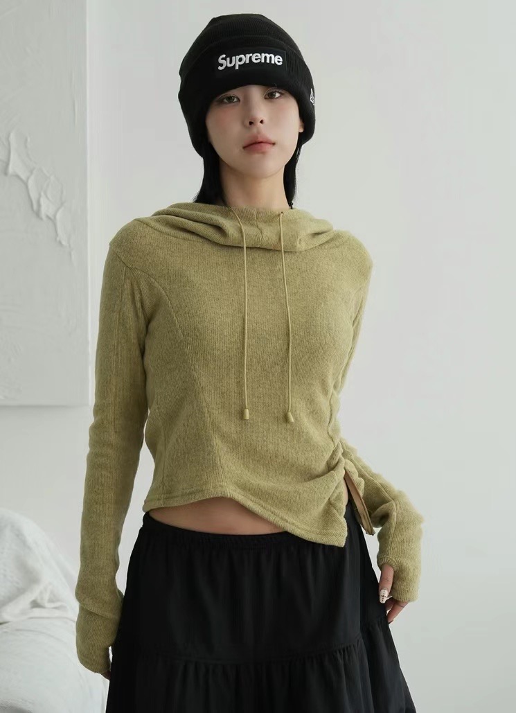 THELACREAM韓國直郵女裝新品推薦真品時尚24秋夏人氣長袖T恤THELACREAM長袖T恤