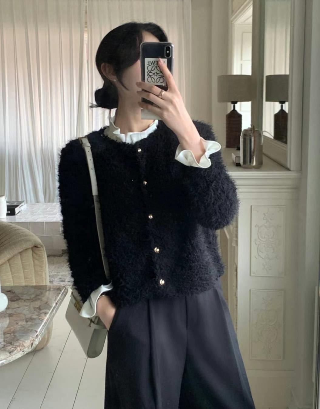 BYANDERIN東大門實拍女裝新款推薦休閑熱賣職業真品針織衫開衫BYANDERIN針織衫圖色2