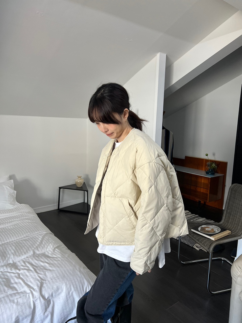 SOLAR韓國代購女士新款休閑時尚職業熱賣推薦短款棉服填充鵝SOLAR短款棉服