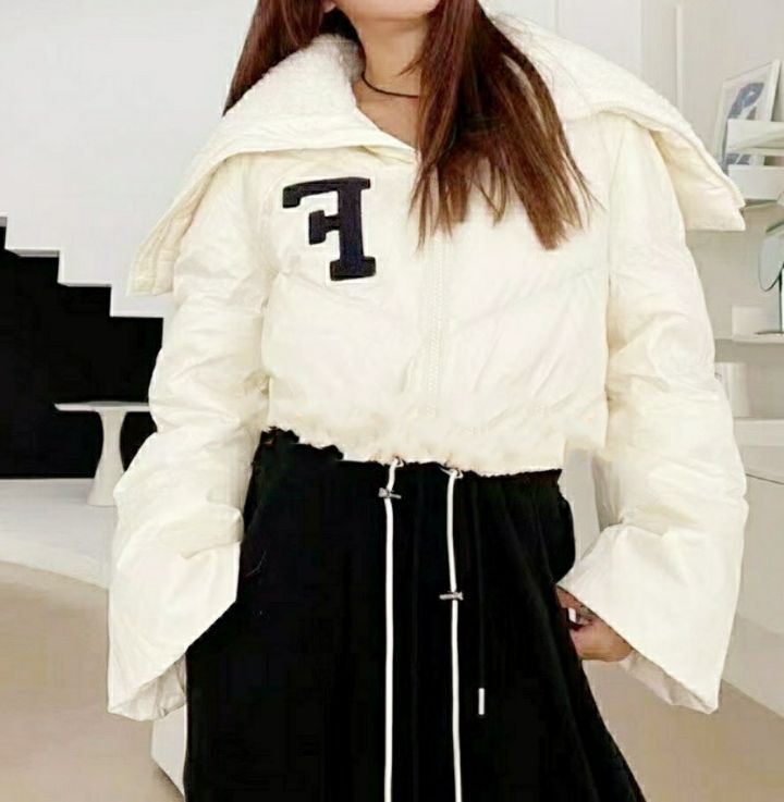 BLING BLING-S韓國代購女裝新款24秋夏職業休閑短款棉服填充BLING BLING-S短款棉服