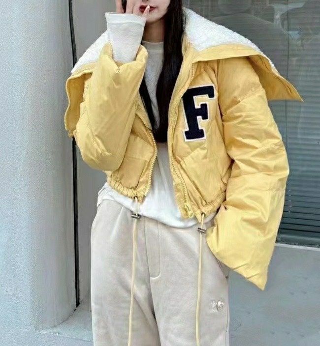 BLING BLING-S韓國代購女裝新款24秋夏職業休閑短款棉服填充BLING BLING-S短款棉服圖色2