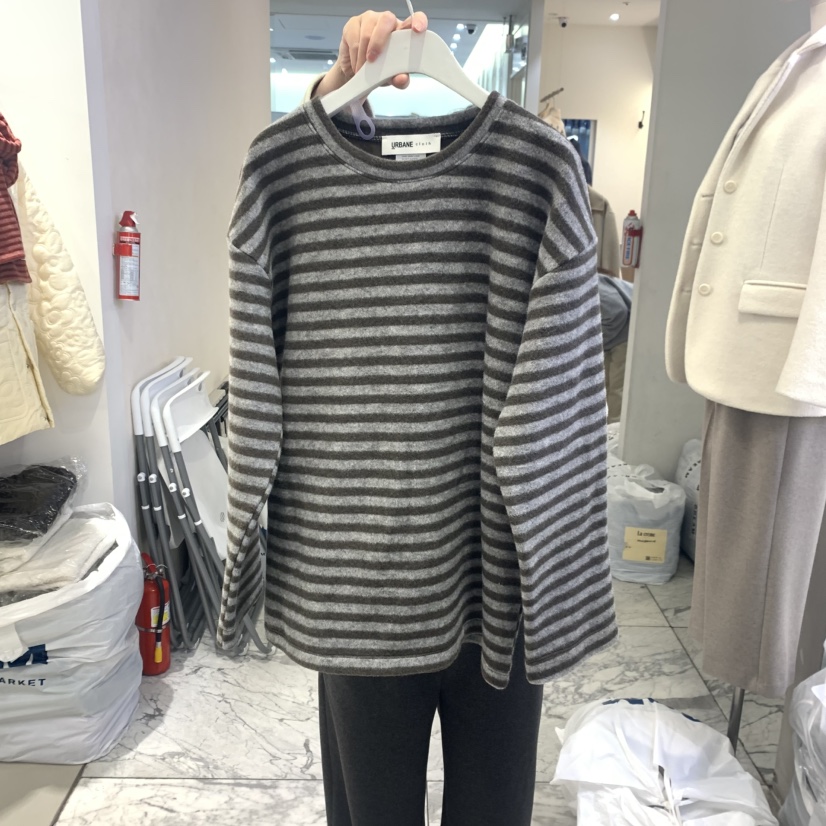 URBANE cloth東大門實拍女裝新款休閑人氣時尚職業長袖T恤URBANE cloth長袖T恤圖色3