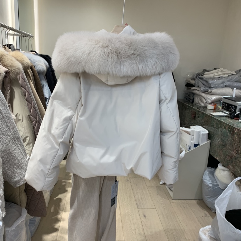 ARCHER東大門代購女士新款休閑真品職業短款羽絨服狐貍鵝絨ARCHER短款羽絨服