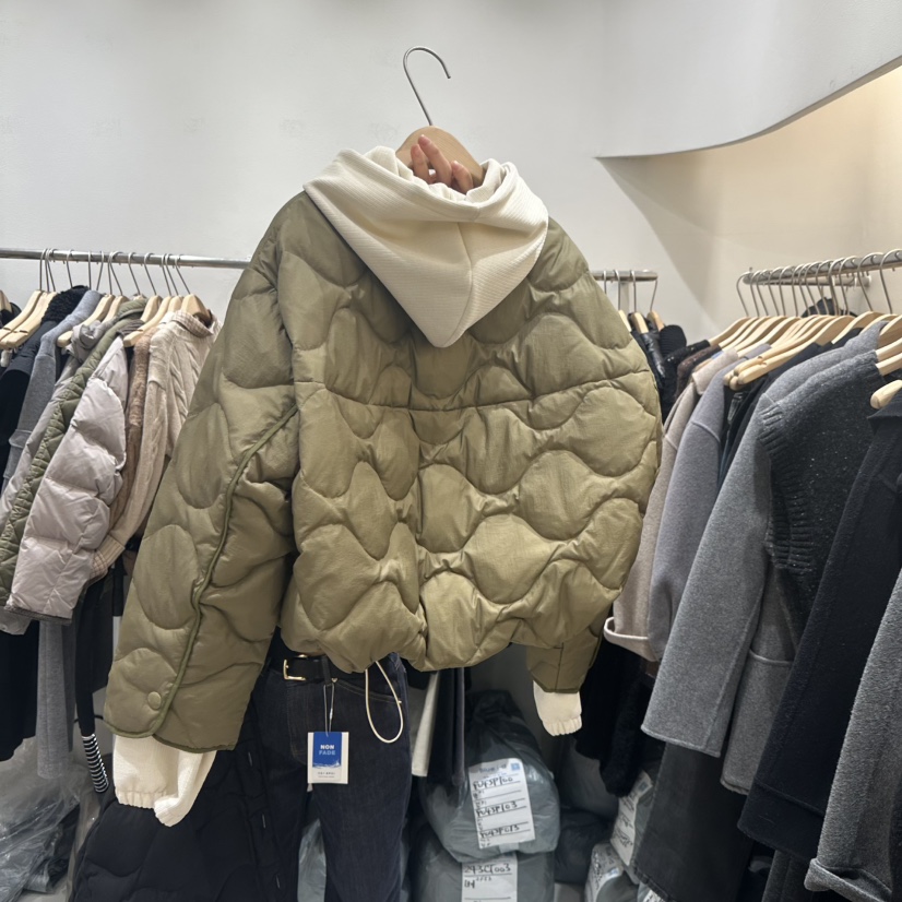 Blue i-d韓國直郵女裝新款推薦真品短款羽絨服不含內搭鴨絨Blue i-d短款羽絨服