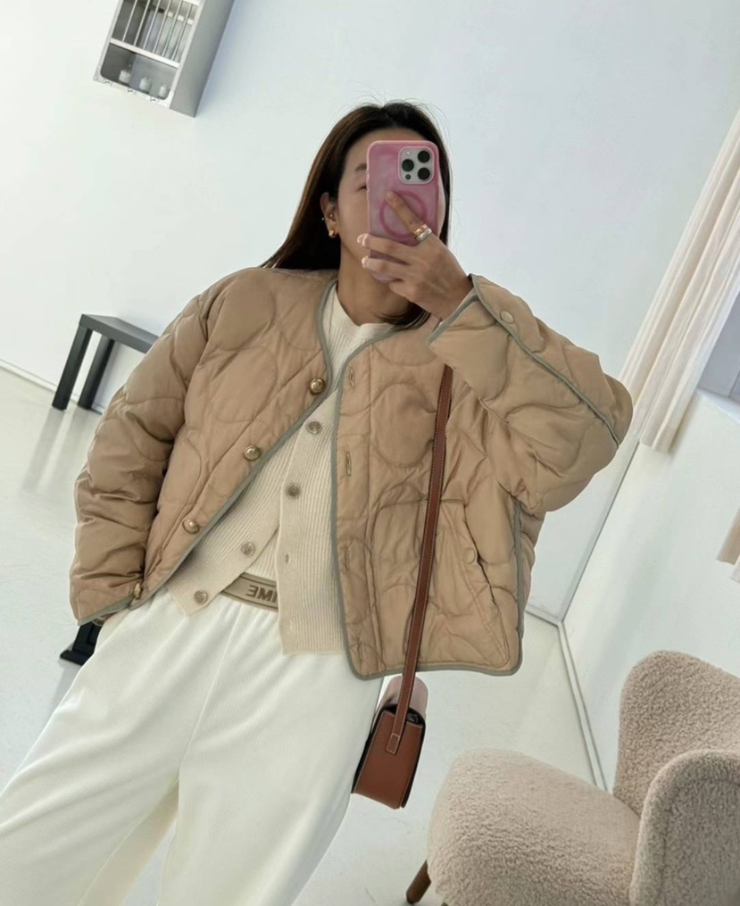 Blue i-d韓國直郵女裝新款推薦真品短款羽絨服不含內搭鴨絨Blue i-d短款羽絨服