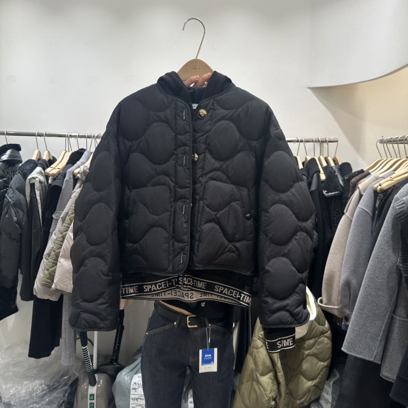 Blue i-d韓國直郵女裝新款推薦真品短款羽絨服不含內搭鴨絨Blue i-d短款羽絨服圖色2