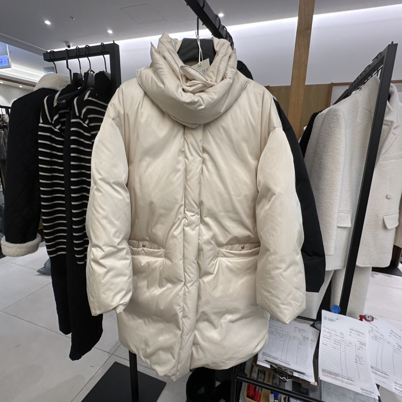 BLOSSOM東大門代購女士新款24秋夏休閑時尚真品推薦長款羽絨服BLOSSOM長款羽絨服