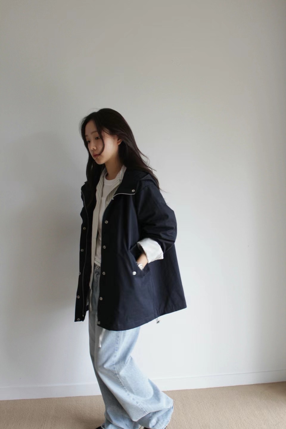 CLOSER韓國代購女裝新款24秋夏時尚職業熱賣真品休閑人氣夾克CLOSER夾克