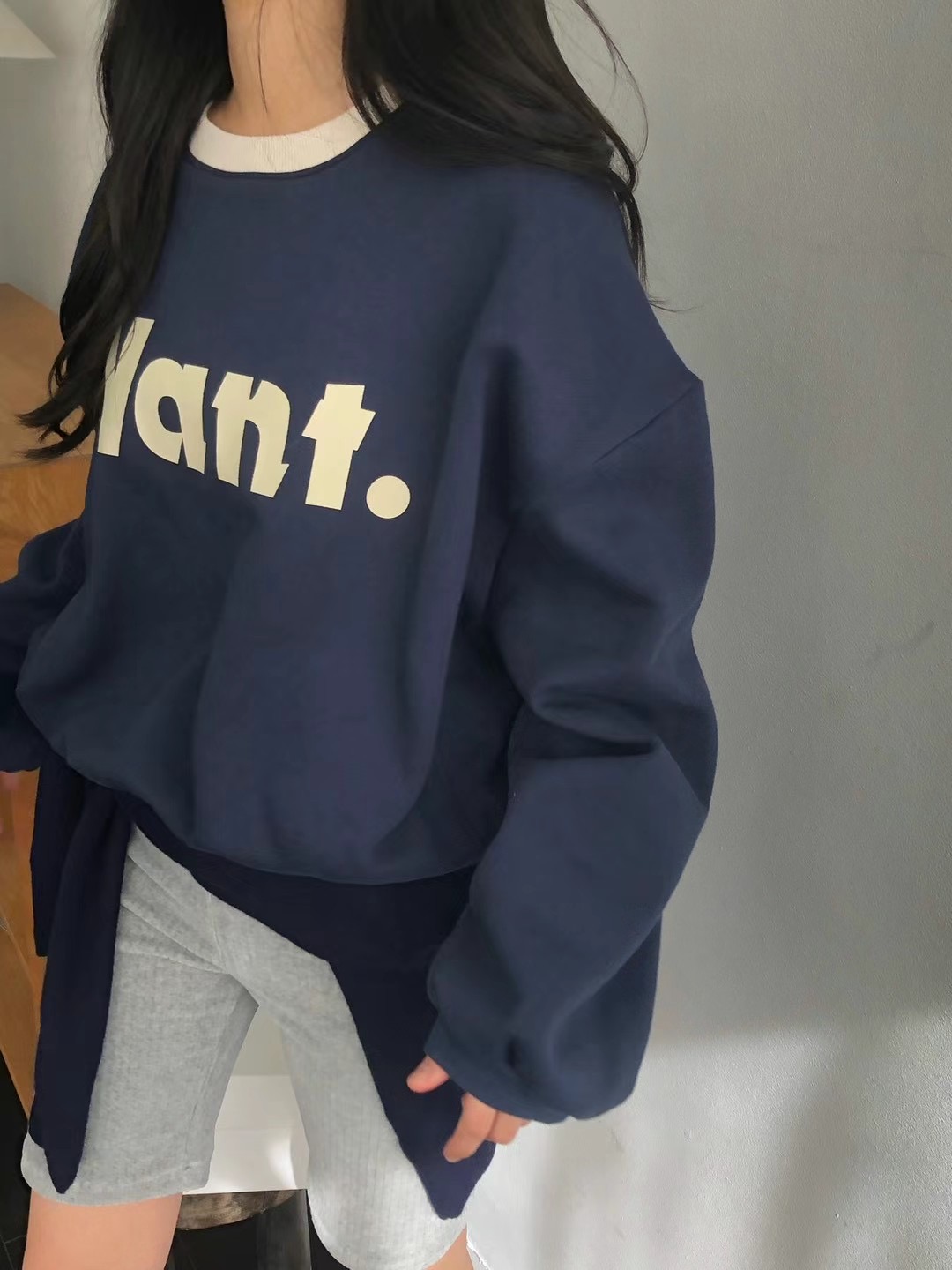 CLOSER韓國代購女裝新款職業真品人氣24秋夏熱賣休閑時尚衛衣CLOSER衛衣圖色2