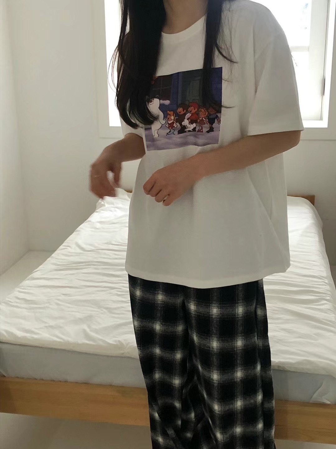 CLOSER韓國代購女士新款真品人氣職業24秋夏時尚熱賣休閑T恤CLOSERT恤圖色1