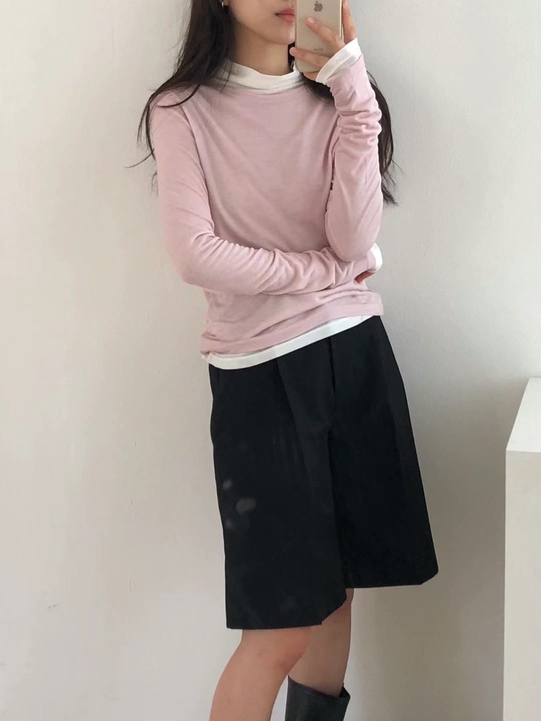 CLOSER韓國直郵女士新品人氣休閑推薦職業時尚熱賣真品長袖T恤CLOSER長袖T恤