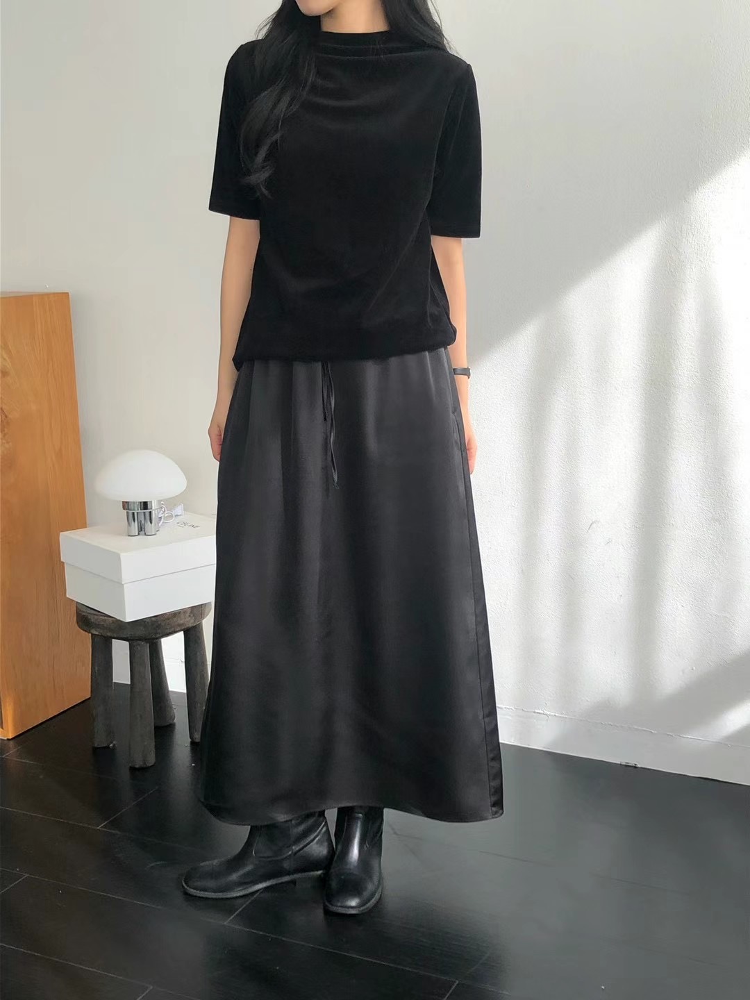 CLOSER東大門直郵女士新品熱賣人氣真品職業推薦時尚T恤天鵝絨CLOSERT恤