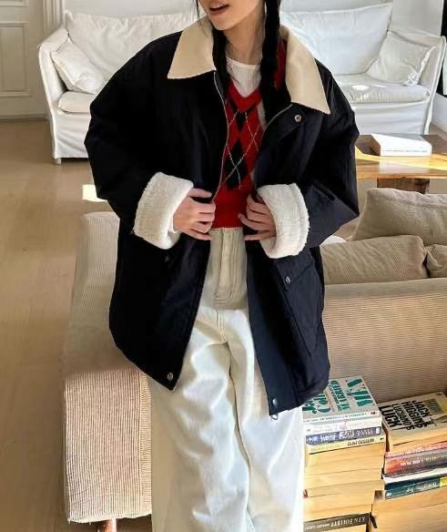 COVENT東大門實拍女裝新款24秋夏休閑熱賣時尚真品短款大衣COVENT短款大衣