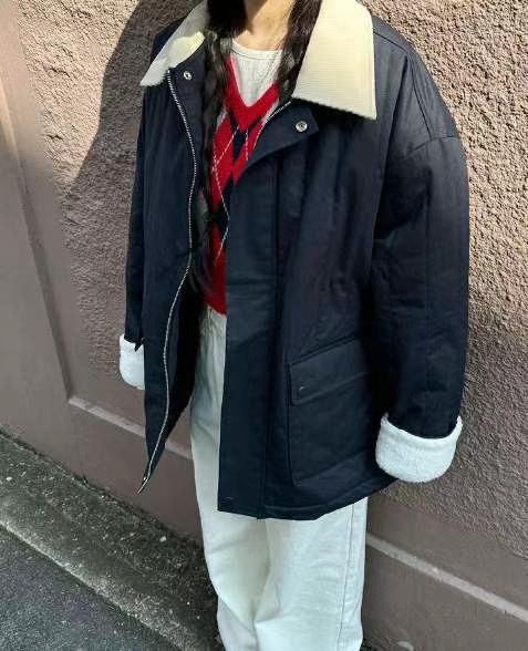 COVENT東大門實拍女裝新款24秋夏休閑熱賣時尚真品短款大衣COVENT短款大衣圖色2