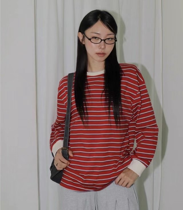 SOUFFLE東大門實拍女士新品24秋夏時尚人氣推薦真品休閑衛衣SOUFFLE衛衣