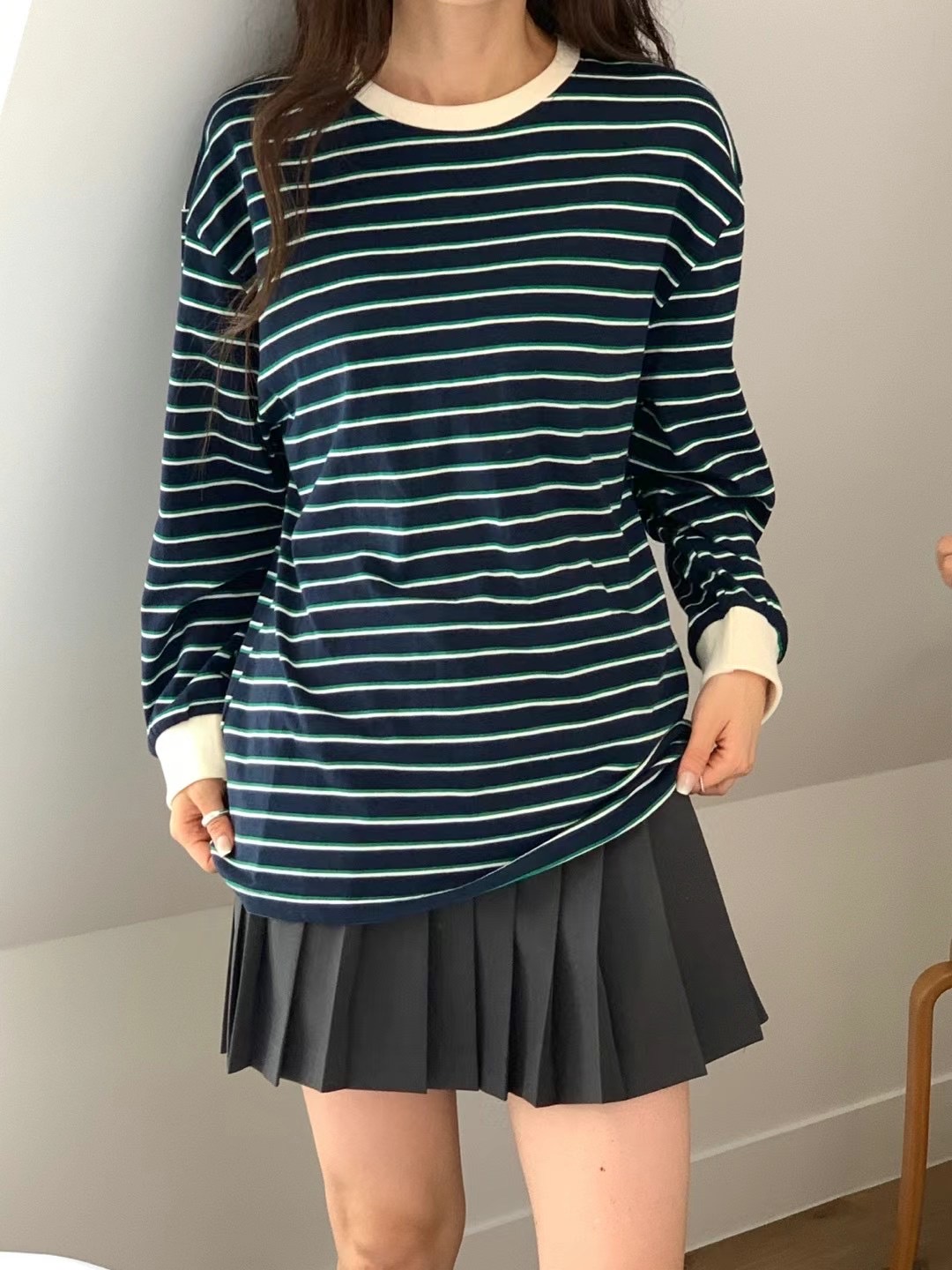 SOUFFLE東大門實拍女士新品24秋夏時尚人氣推薦真品休閑衛衣SOUFFLE衛衣