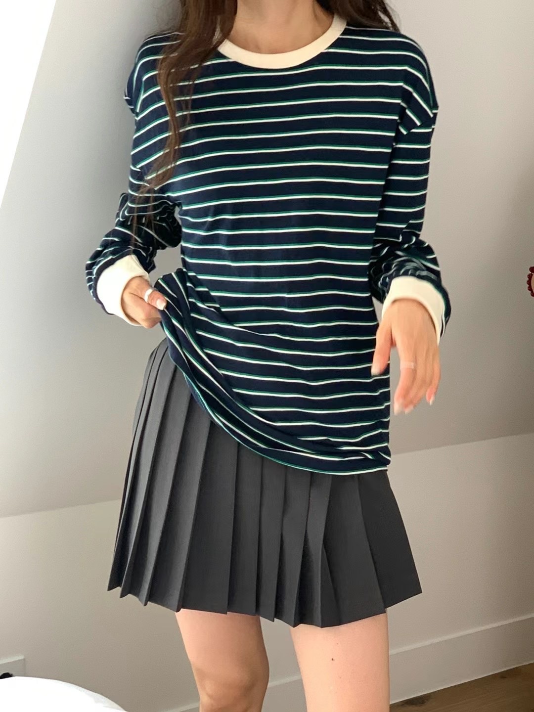 SOUFFLE東大門實拍女士新品24秋夏時尚人氣推薦真品休閑衛衣SOUFFLE衛衣