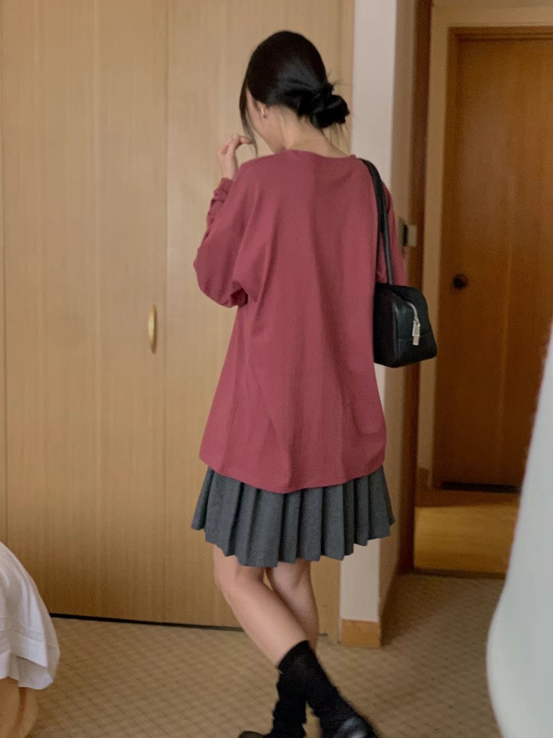 SOUFFLE韓國直郵女士新款人氣職業24秋夏時尚真品熱賣長袖T恤SOUFFLE長袖T恤