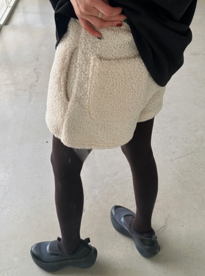 BYRING直郵韓國代購女裝新款休閑時尚推薦人氣職業短褲拉絨BYRING短褲